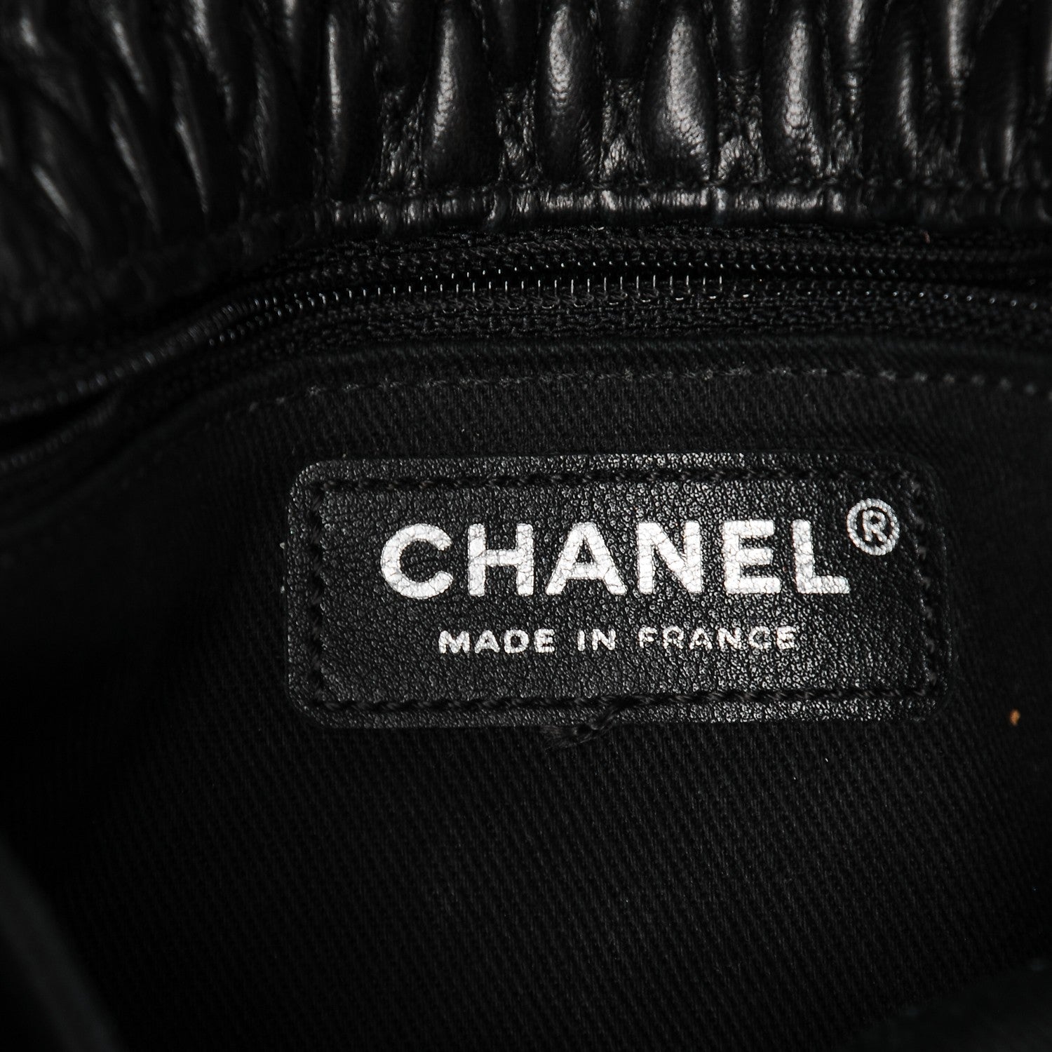 Chanel Vinyl Lambskin Quilted Shoulder Flap Black 6 of 7