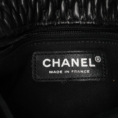 Chanel Vinyl Lambskin Quilted Shoulder Flap Black 6 of 7