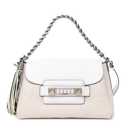 Proenza Schouler Lambskin Calfskin PS11 Soft Classic Shoulder Bag Optic White Clay 1 of 9