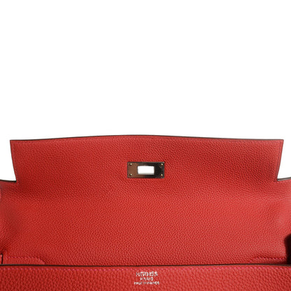 Hermes Togo Kelly Retourne 32 Vermillion 20 of 26