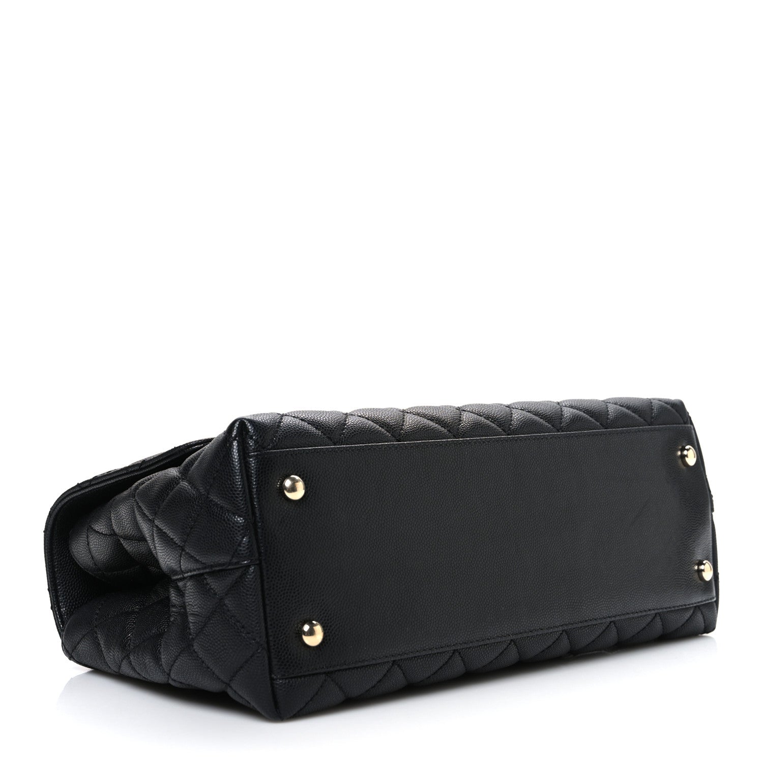Chanel Caviar Quilted Small Coco Handle Flap Black 4 of 10