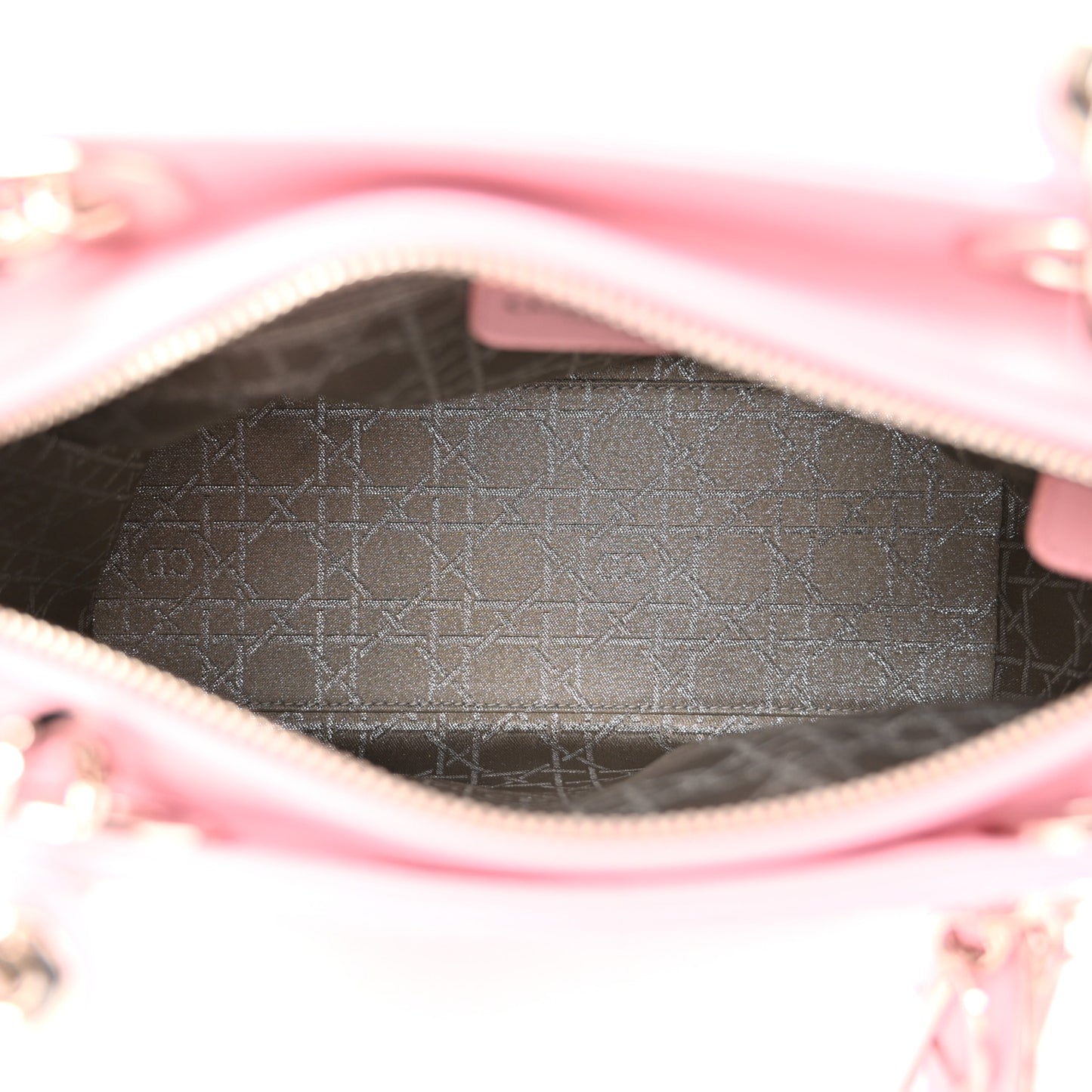 Lambskin Cannage Medium Lady Dior Light Pink