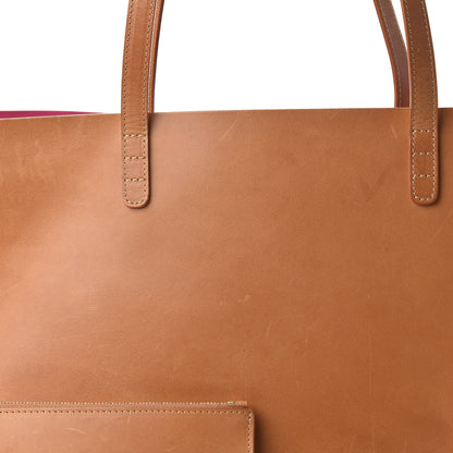 Mansur Gavriel Calfskin Large Shopping Tote Cammello Rosa 9 of 9