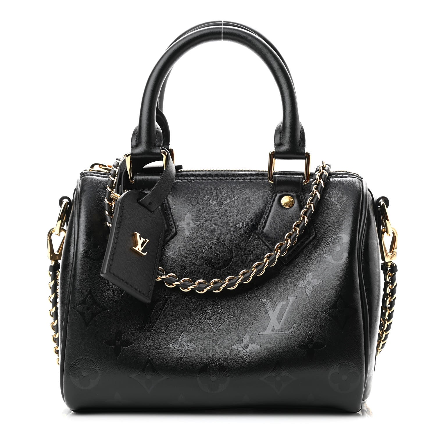 product image of LOUIS VUITTON Monogram Ink Speedy BB Black FASHIONPHILE