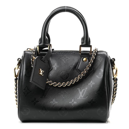 Louis Vuitton Monogram Ink Speedy BB Black 1 of 9