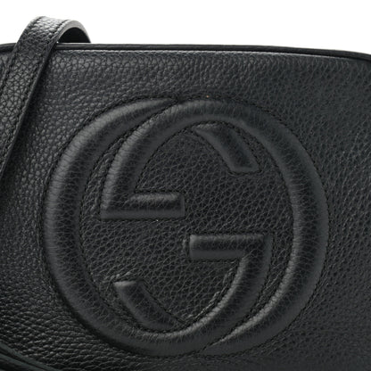 Gucci Pebbled Calfskin Small Soho Disco Bag Black 8 of 16
