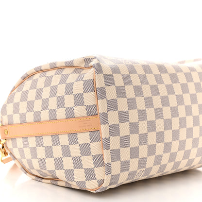 Louis Vuitton Damier Azur Speedy Bandouliere 30 9 of 11