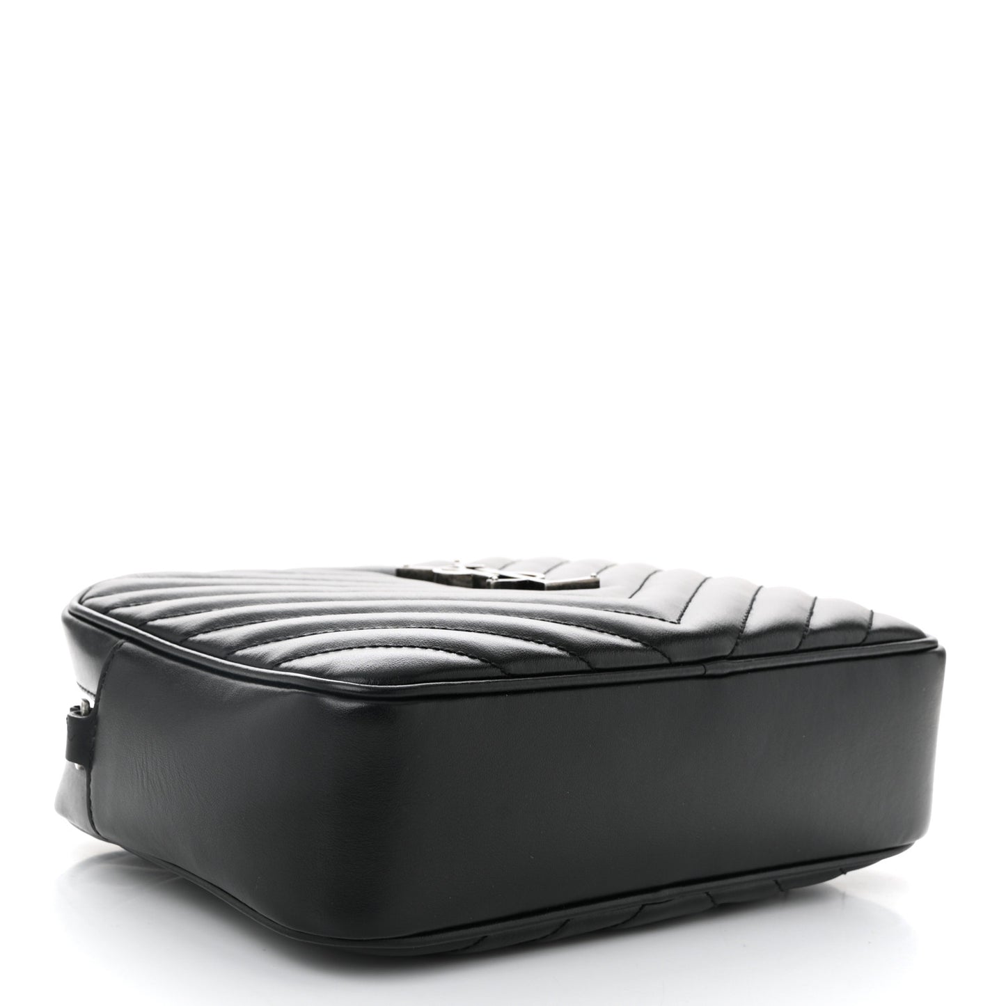 Calfskin Matelasse Monogram Lou Camera Bag Black