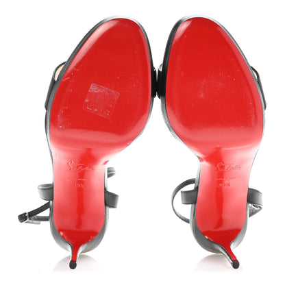 Christian Louboutin Nappa Loubigirl 100 Sandals 39.5 Black 6 of 9