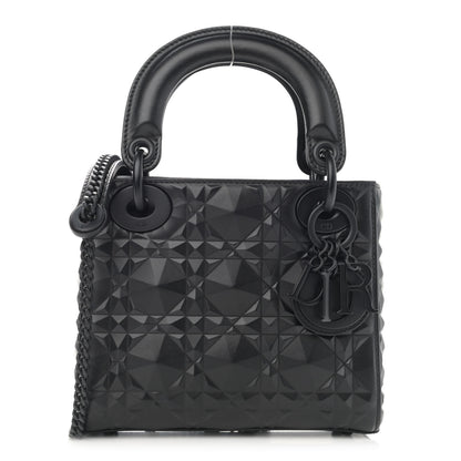 Christian Dior Calfskin Diamond Cannage Mini Lady Dior Black 1 of 10