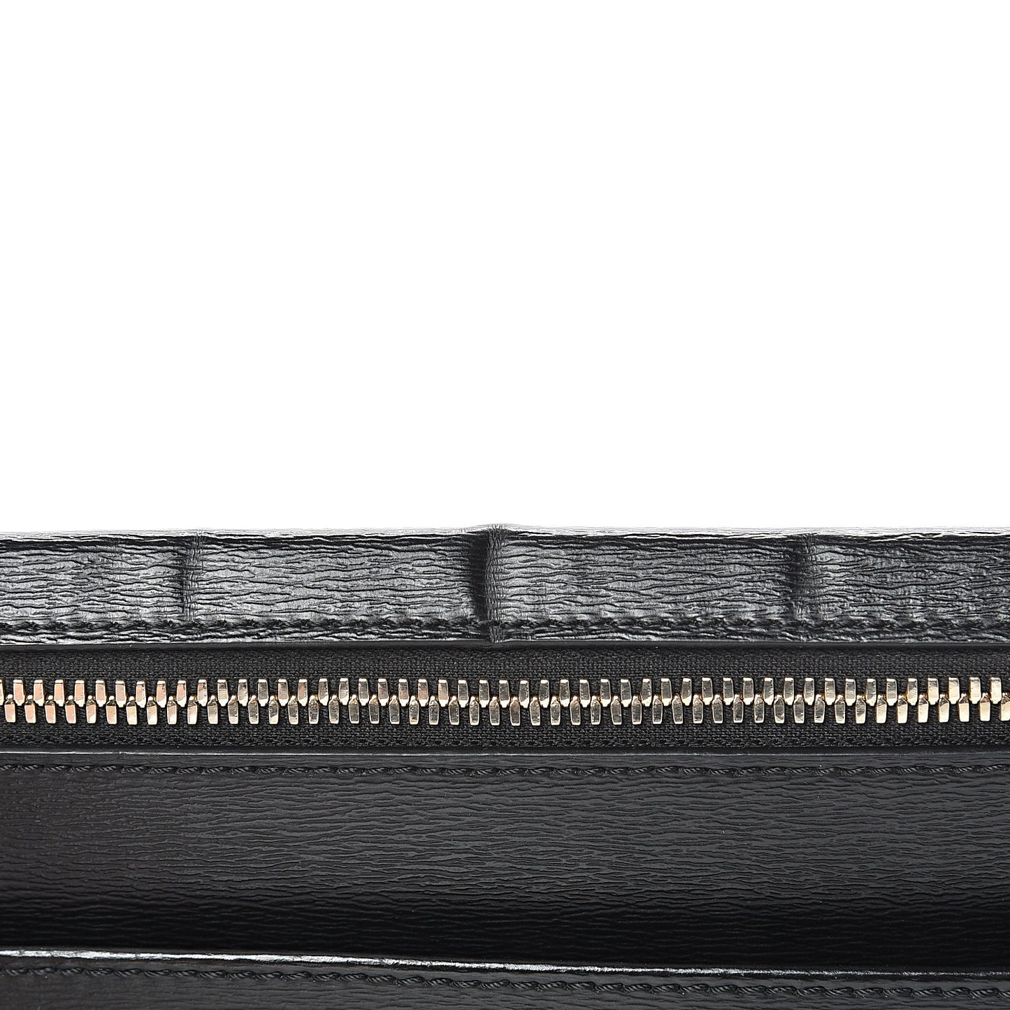 Calfskin Bee Pouch Black