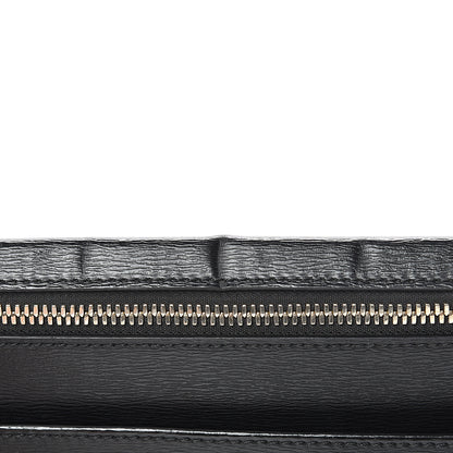 Christian Dior Calfskin Bee Pouch Black 9 of 10