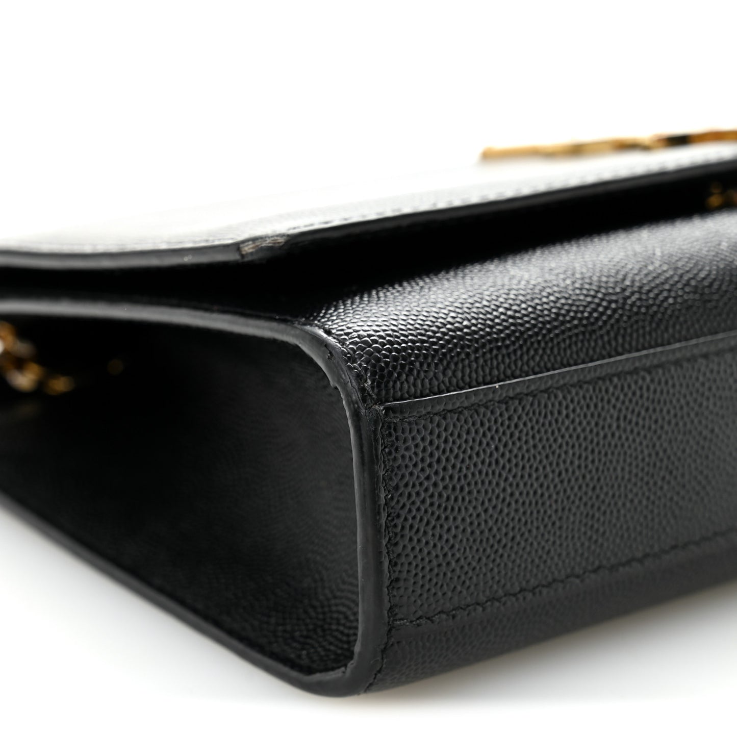 Grain De Poudre Medium Classic Monogram Kate Satchel Black