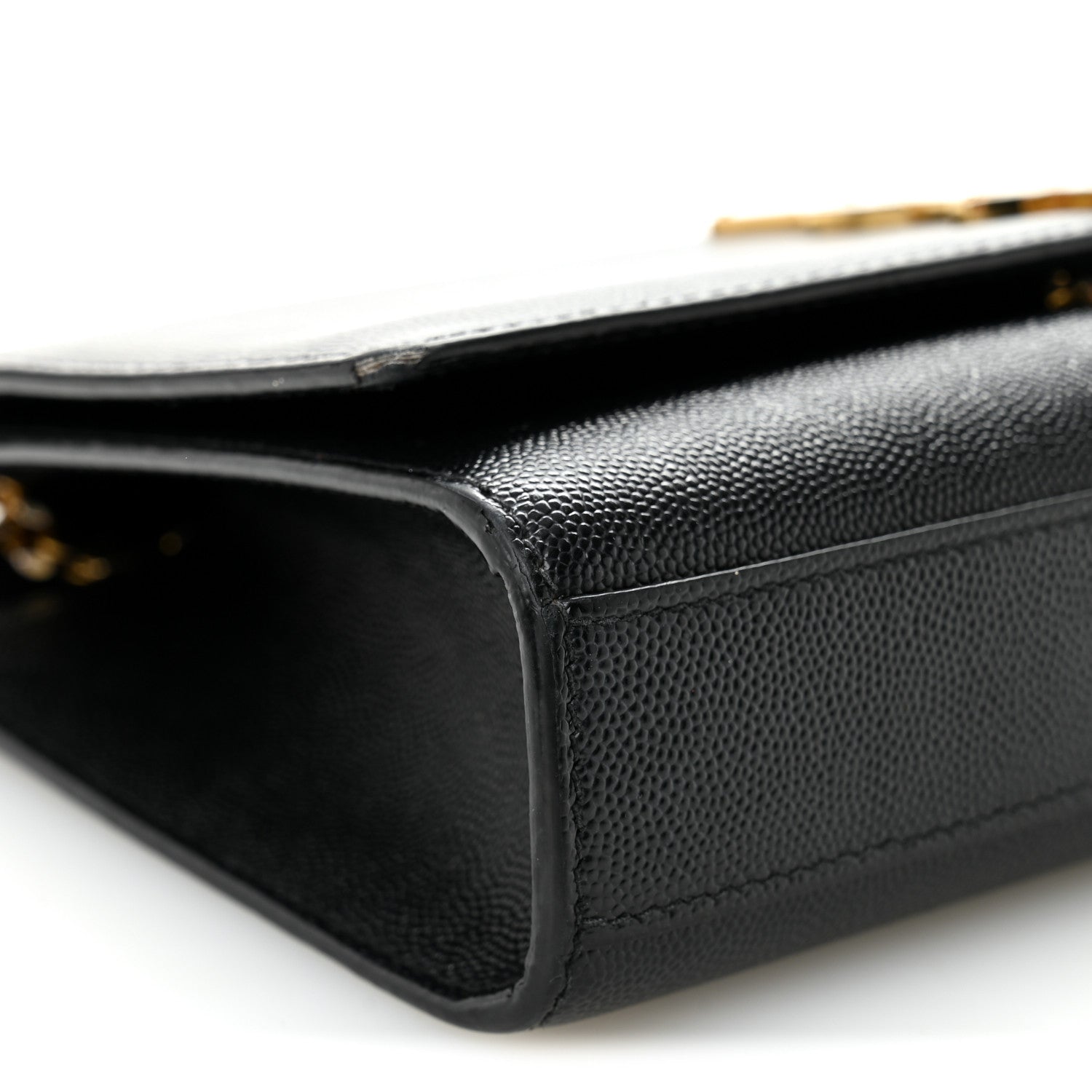 Saint Laurent Grain De Poudre Medium Classic Monogram Kate Satchel Black 9 of 15