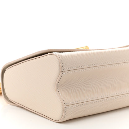 Louis Vuitton Epi Twist Braided Chain Shoulder Bag PM Quartz White 9 of 10
