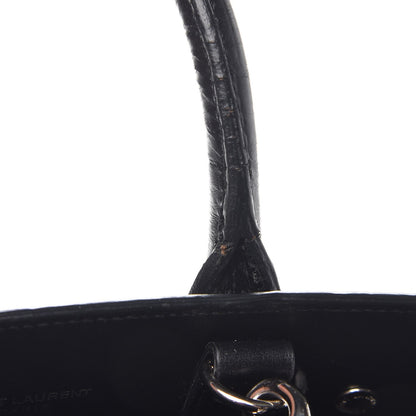 Saint Laurent Croc Calfskin Embossed Nano Sac De Jour Black 12 of 12