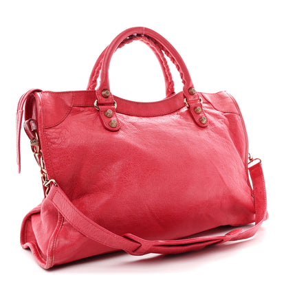 Balenciaga Agneau Giant 12 Rose Gold Hardware City Rose Thulian 4 of 11