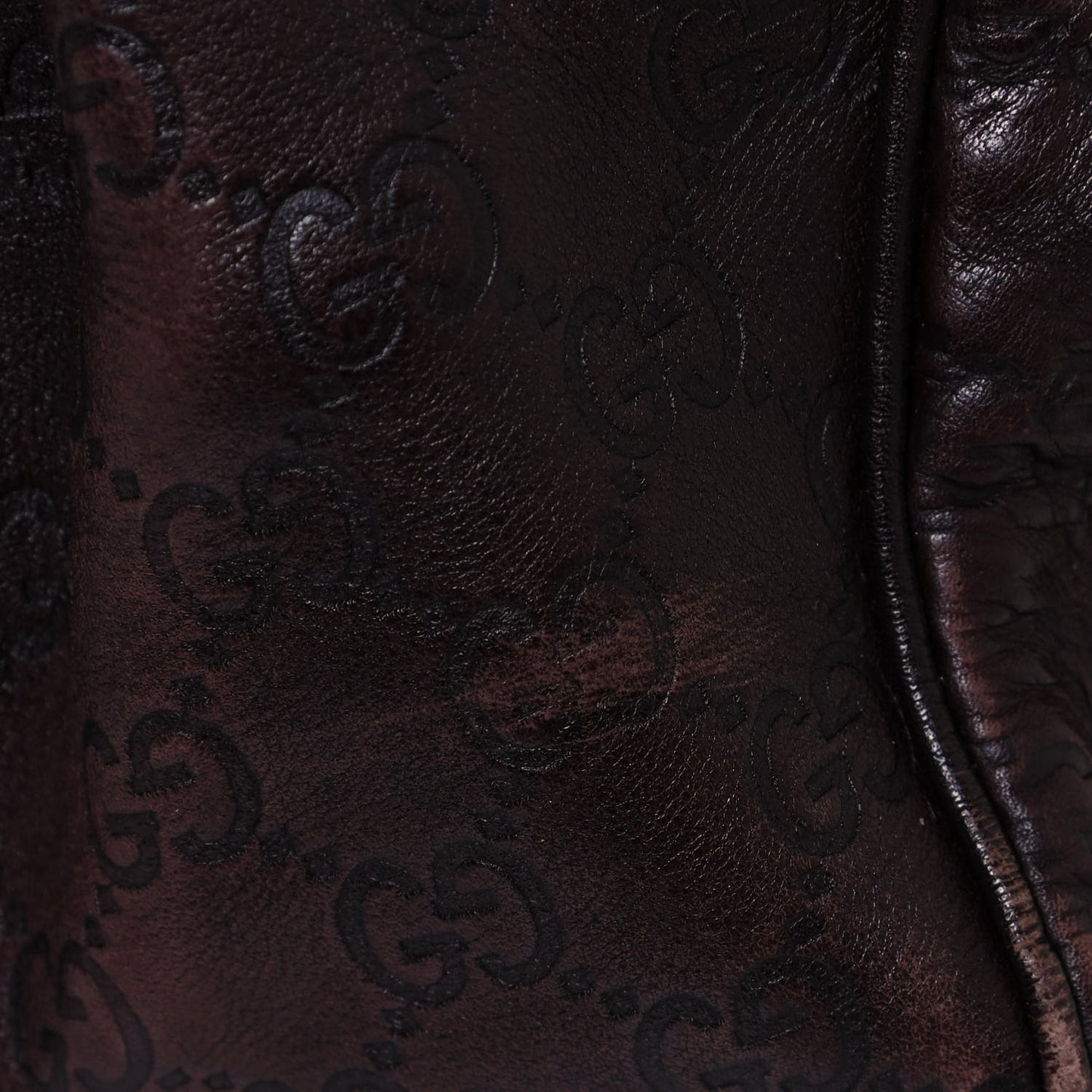 Guccissima Medium Sukey Tote Chocolate