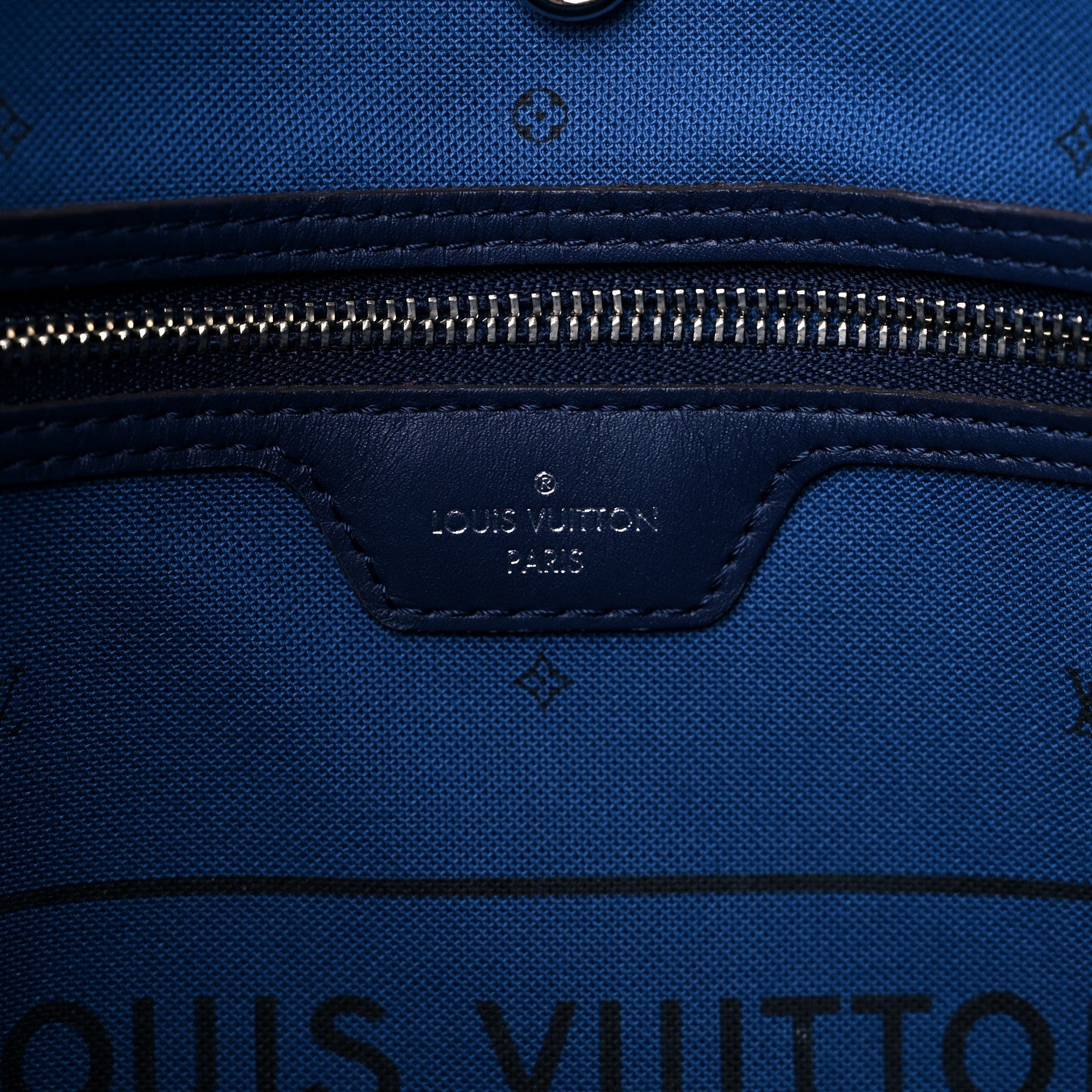 Louis Vuitton Monogram Escale Neverfull MM Blue 7 of 14