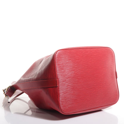 Louis Vuitton Epi Petit Noe Red 4 of 7
