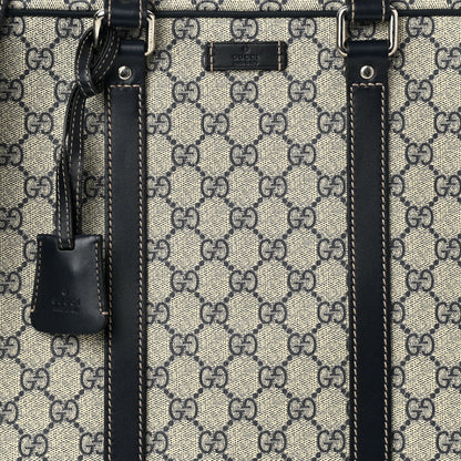 Gucci GG Supreme Monogram Briefcase Navy 8 of 11