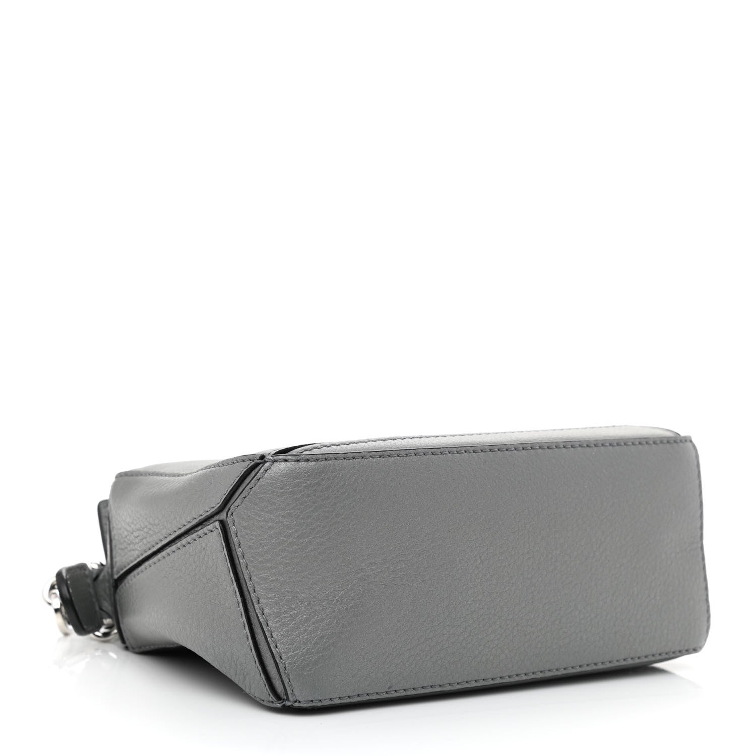 Loewe Metallic Calfskin Mini Puzzle Bag Gunmetal 4 of 11