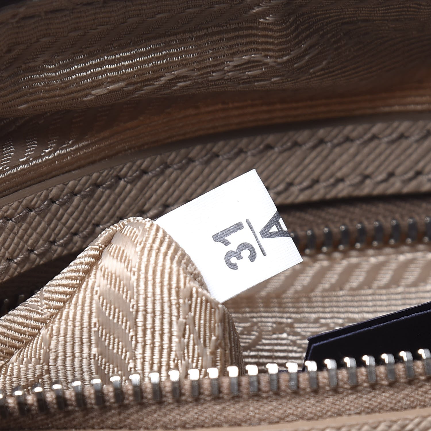 Prada Tessuto Nylon Saffiano Re-Edition 2005 Top Handle Crossbody Bag Cammeo 6 of 14