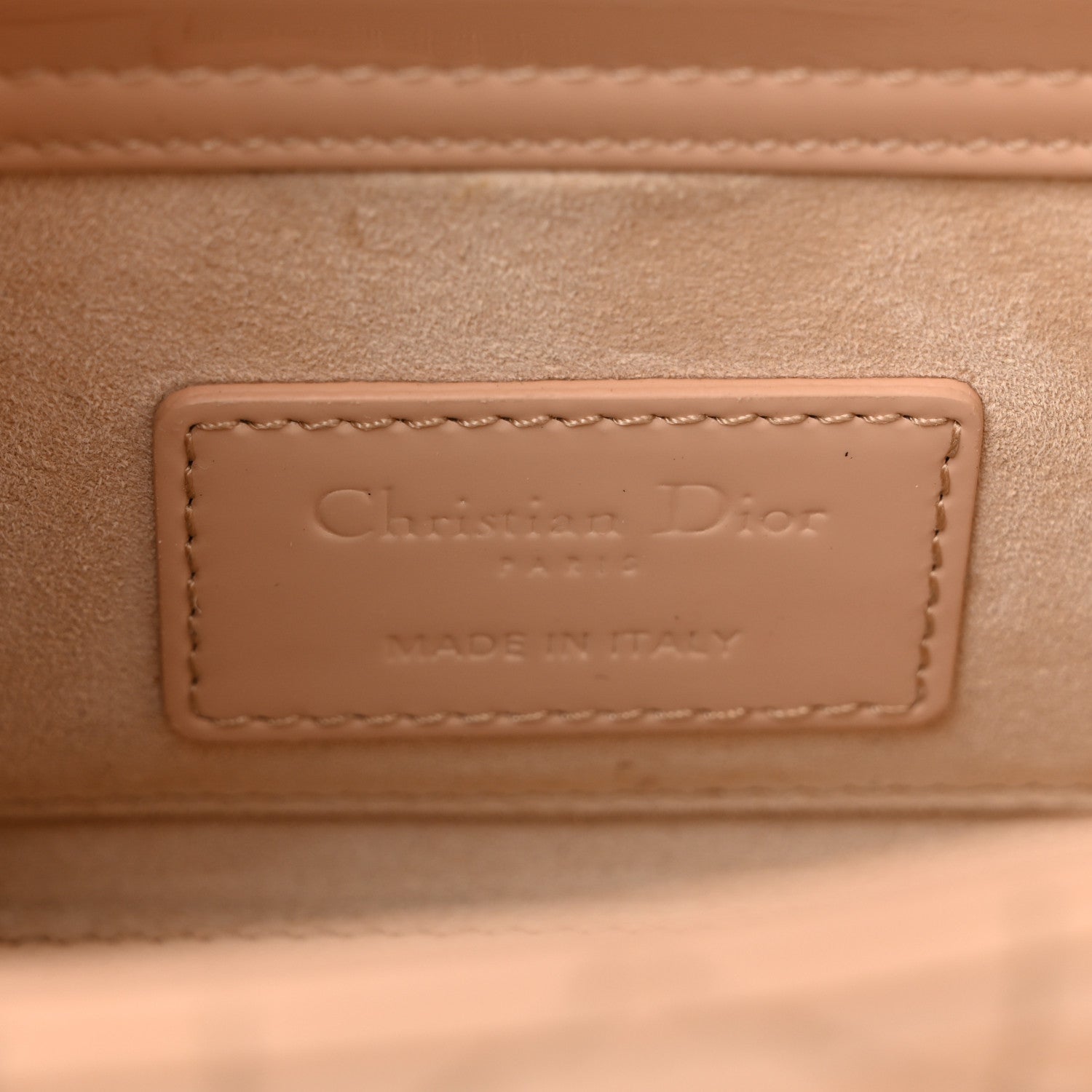 Christian Dior Patent Cannage Small Lady D-Joy Beige 6 of 9