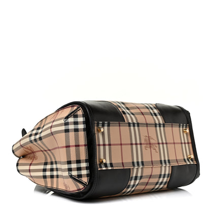 Burberry Haymarket Check Small Gladstone Chocolate 4 of 16
