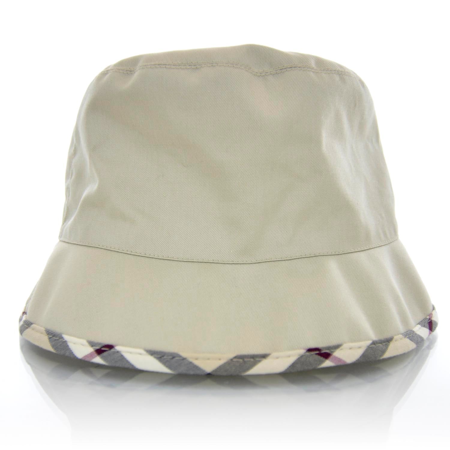 Burberry Cotton Check Bucket Hat L 1 of 6