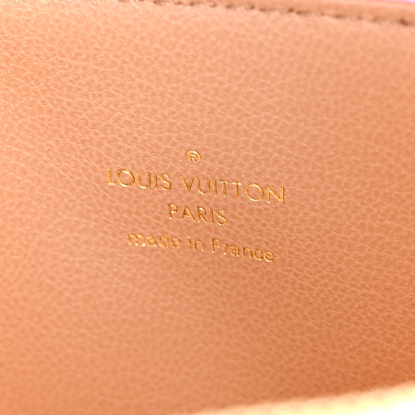 Lambskin Embossed Monogram Coussin PM Rose Bonbon