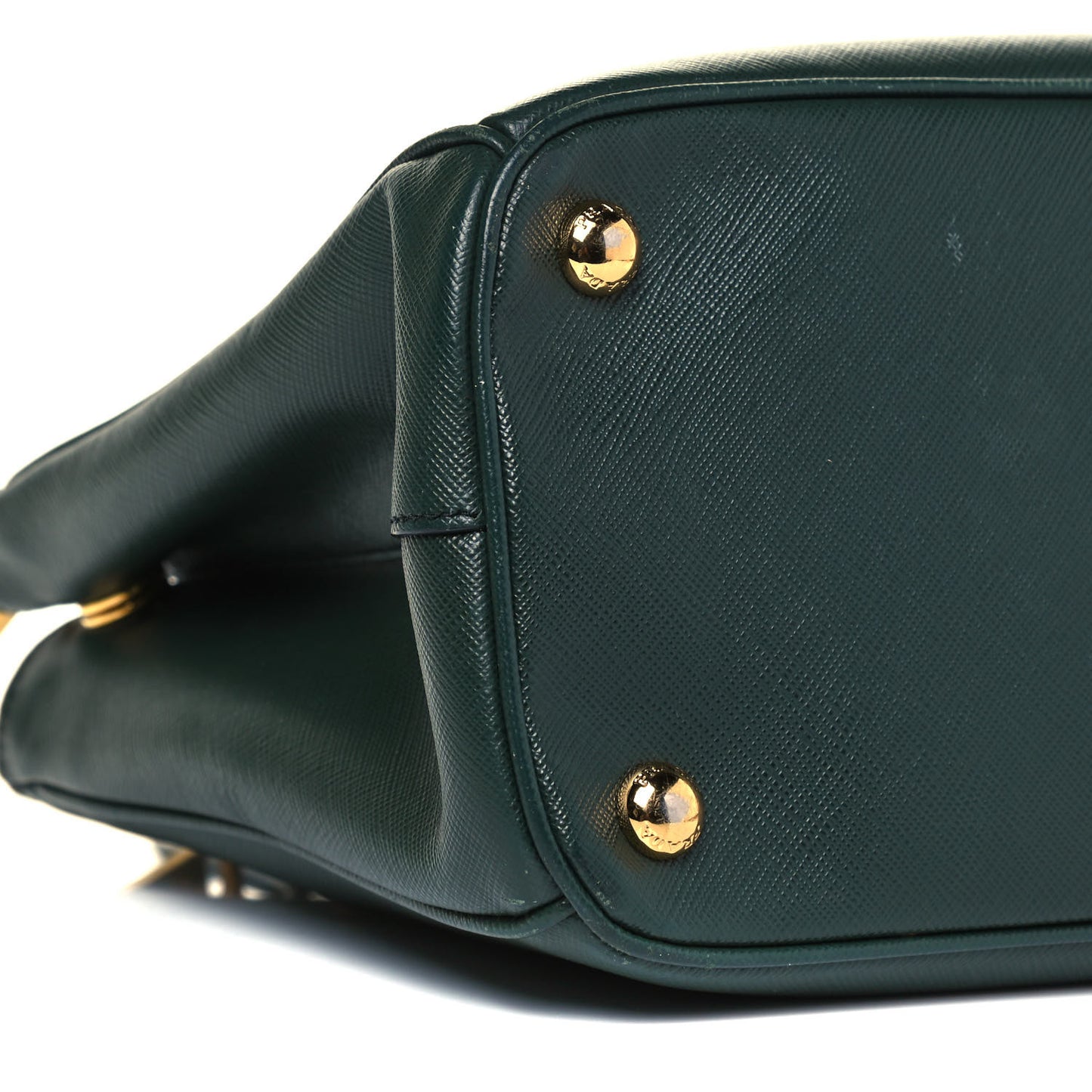 Saffiano Small Galleria Double Zip Tote Smeraldo