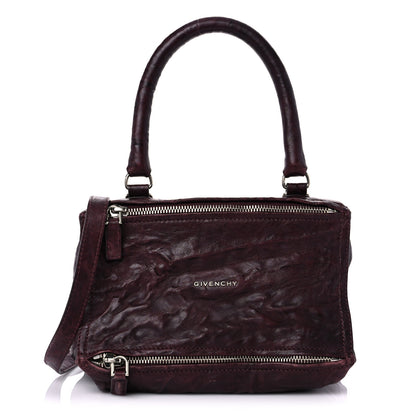 Givenchy Tumbled Sheepskin Small Pandora Oxblood 1 of 18