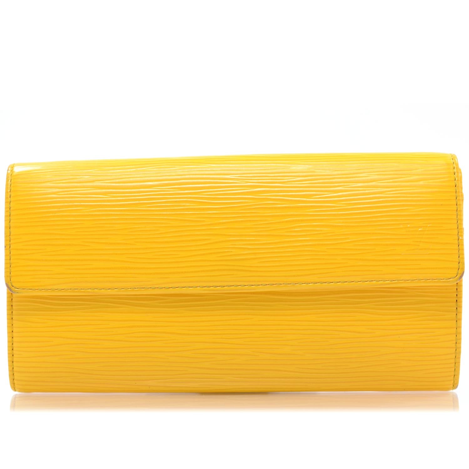 Louis Vuitton Epi Sarah Wallet Yellow 1 of 9