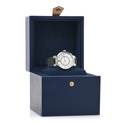 Louis Vuitton Stainless Steel Epi Diamond 33mm Tambour Slim Quartz Watch Black 5 of 5