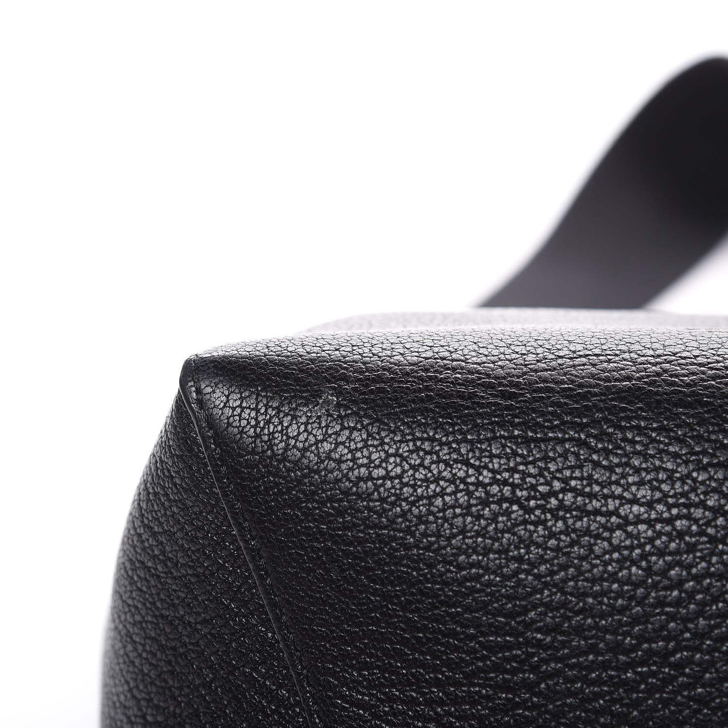 Celine Soft Grained Calfskin Small Sangle Bucket Bag Black 9 of 12