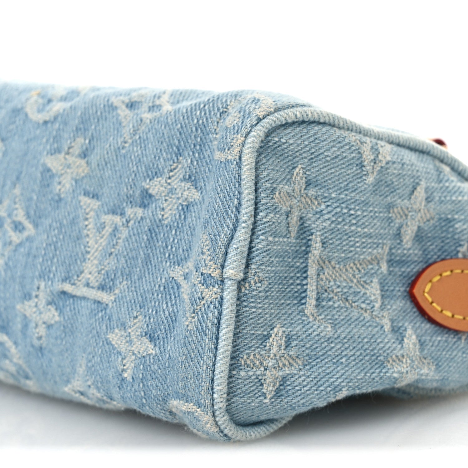Louis Vuitton Monogram Denim Nano Speedy Sky Blue 9 of 10