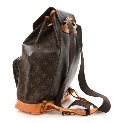 Louis Vuitton Monogram Montsouris GM Backpack 3 of 9