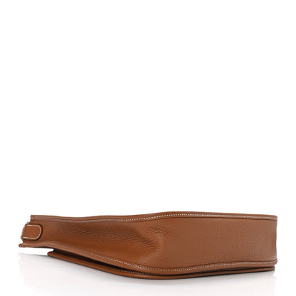 Hermes Taurillon Clemence Evelyne III PM Gold 4 of 10