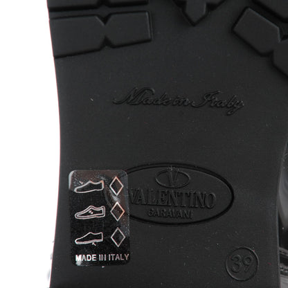 Valentino Garavani Rubber Rockstud Short Rainboots 39 Black 7 of 7