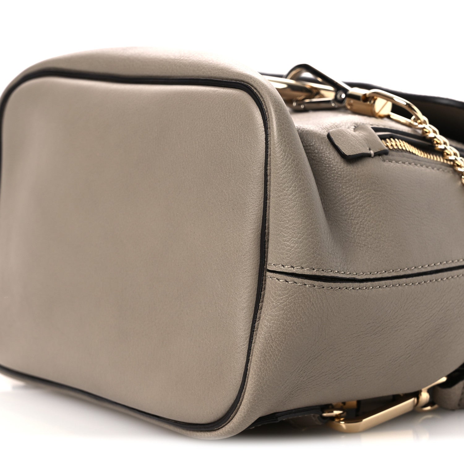 Chloe Suede Calfskin Medium Faye Backpack Motty Grey 9 of 9