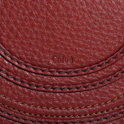 Chloe Calfskin Mini Marcie Round Crossbody Bag Berry Cupcake 9 of 9