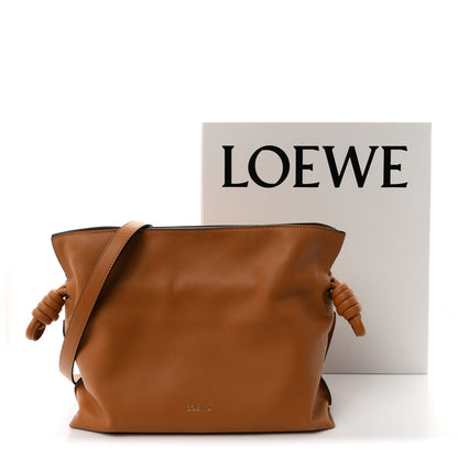 Loewe Nappa Calfskin Medium Flamenco Knot Clutch Warm Desert 11 of 11