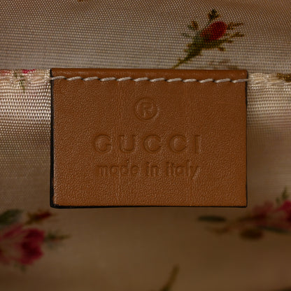Gucci Raffia Elaphe GG Small Ophidia Chain Shoulder Bag Natural Cream Brown 6 of 10