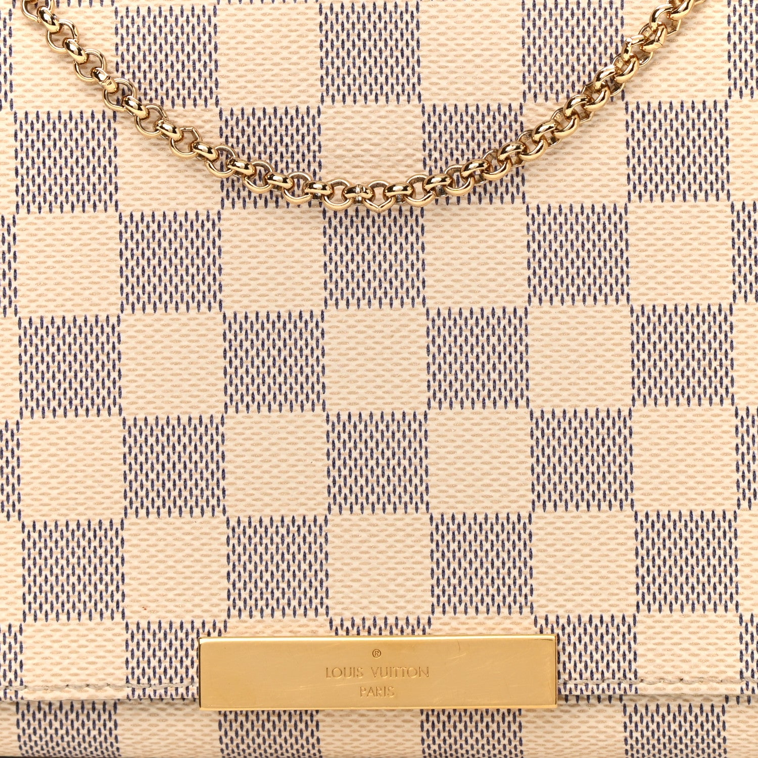 Louis Vuitton Damier Azur Favorite MM 8 of 10