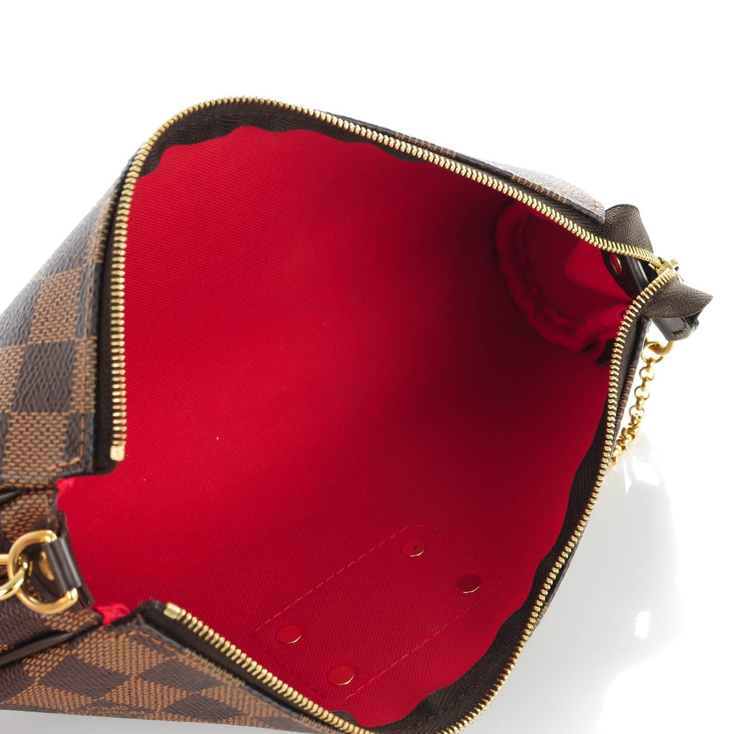 Louis Vuitton Damier Ebene Eva Clutch 6 of 7