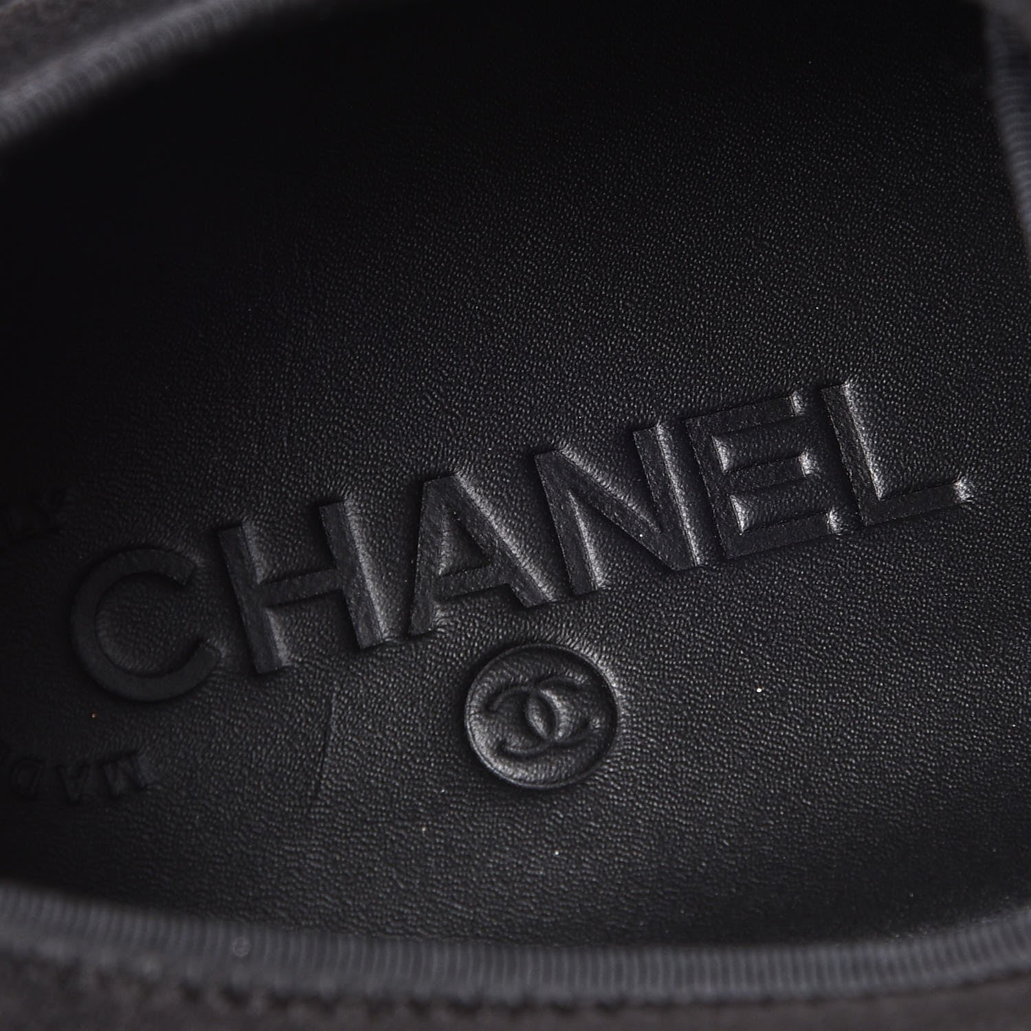 Chanel Velvet CC Sneakers 39 Black 7 of 9