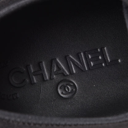 Chanel Velvet CC Sneakers 39 Black 7 of 9