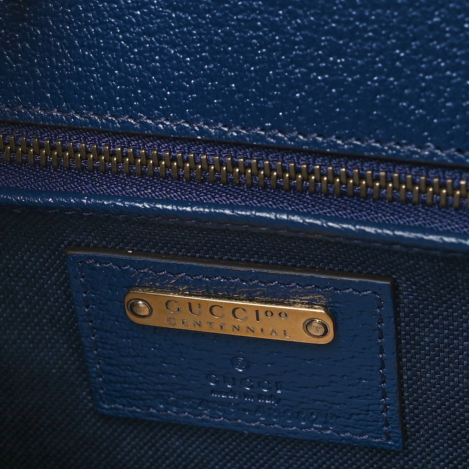 Gucci Calfskin Kaleidoscope Medium Bamboo 1947 Top Handle Bag Blue Orange Multicolor Blue Agata 6 of 8