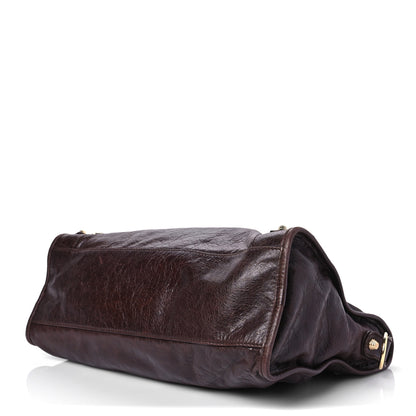 Balenciaga Agneau Giant 12 Gold Hardware City Cigare Fonce 7 of 8